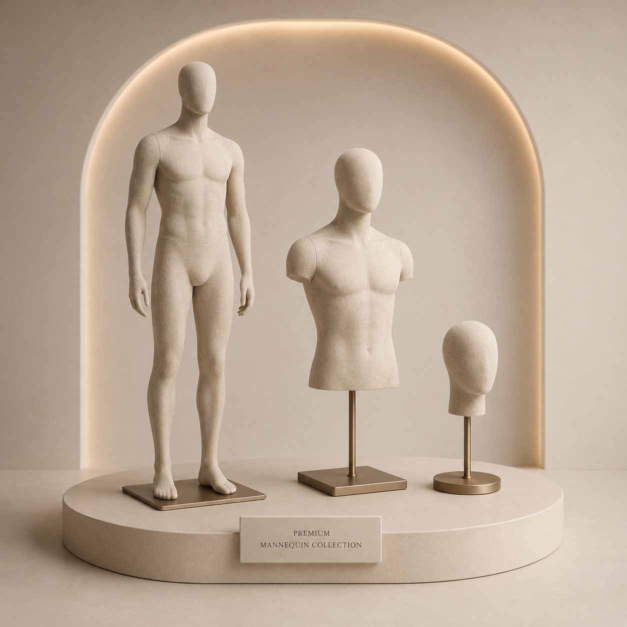 Premium mannequin rental service for exhibition days