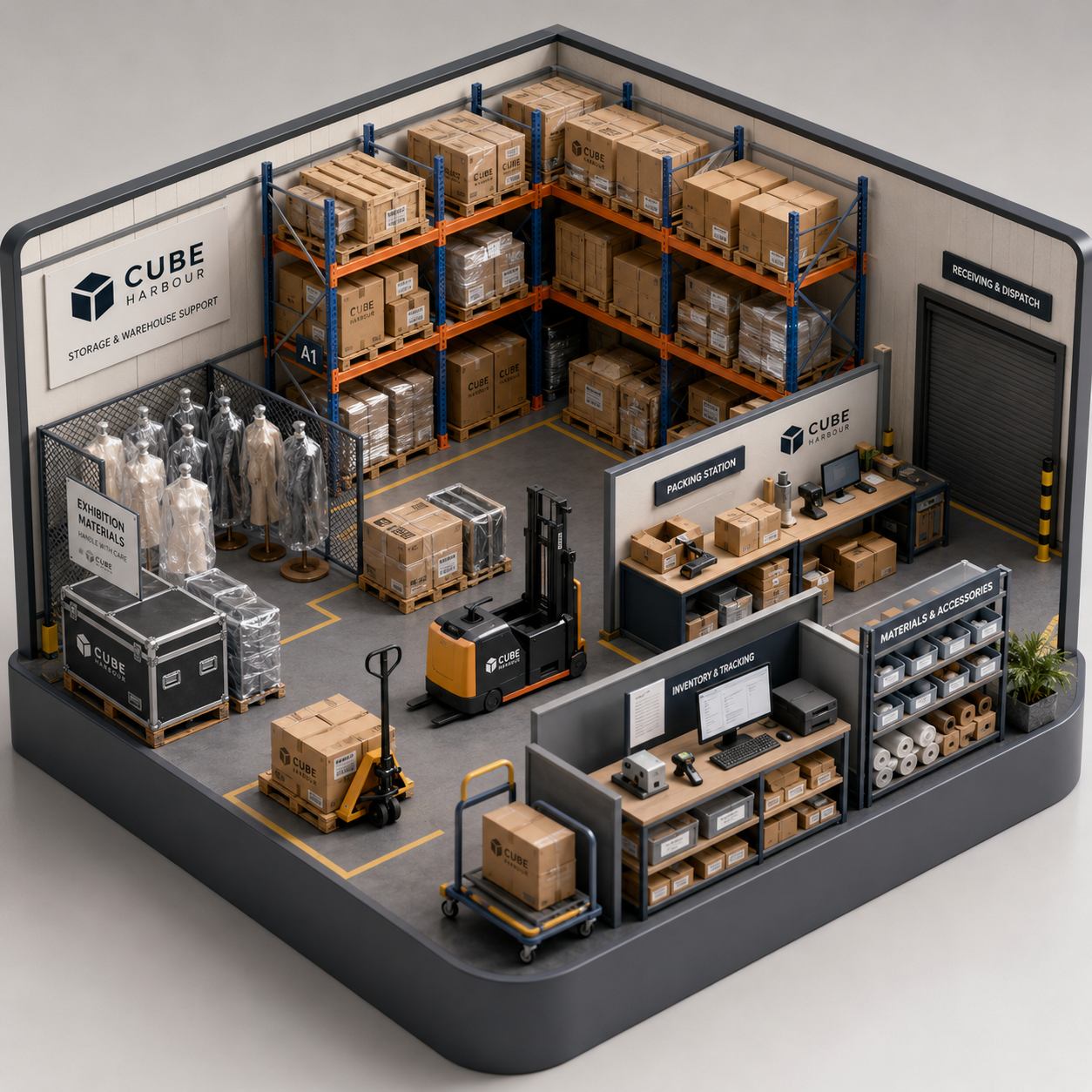Premium storage and warehouse support service